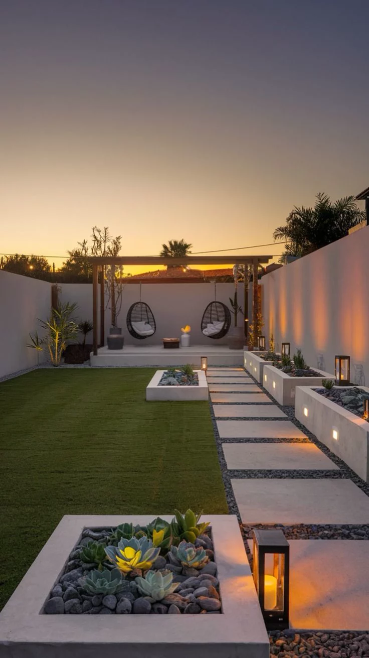 Luxury outdoor living space